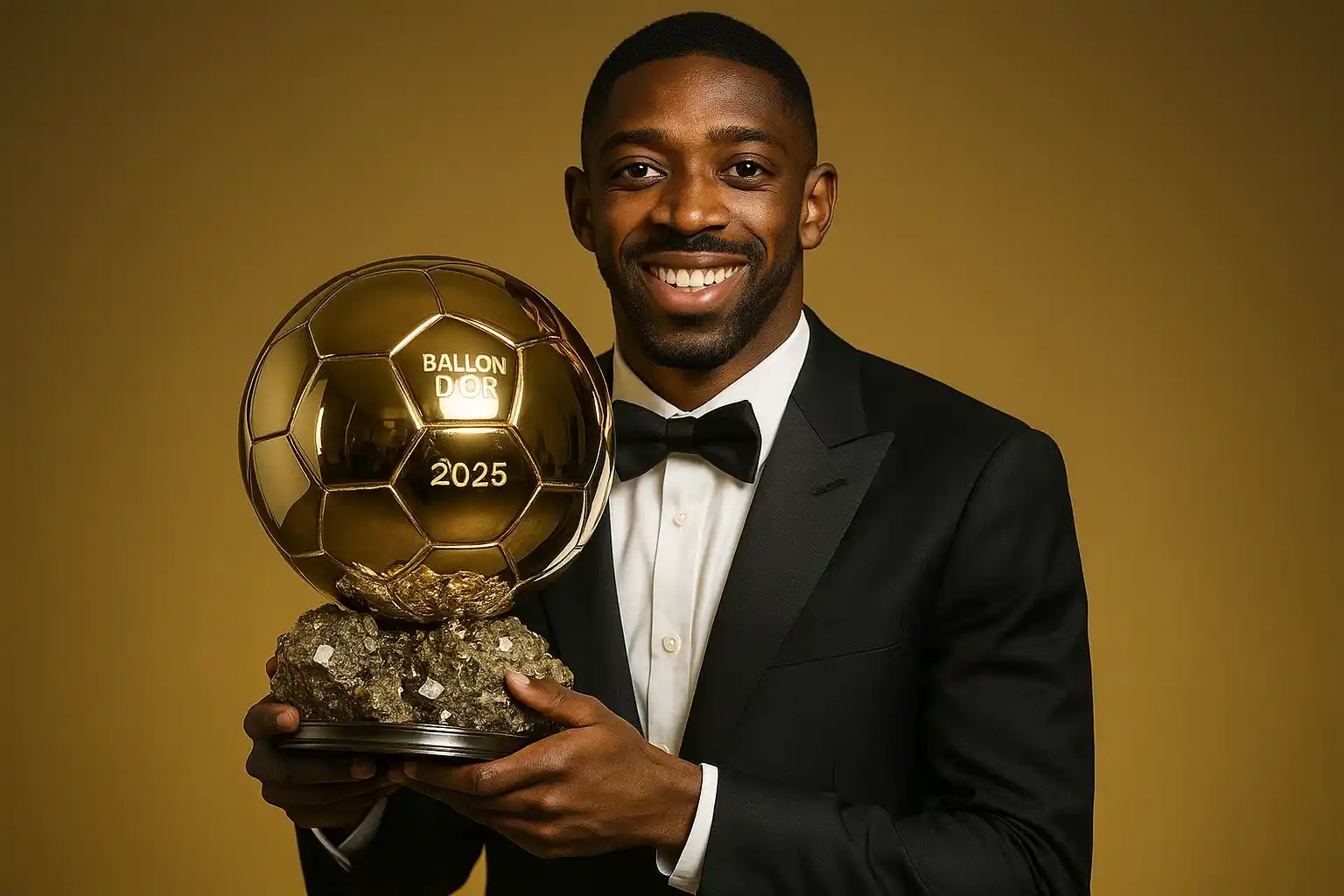 Ousmane Dembele rạng rỡ cùng Quả bóng vàng 2025